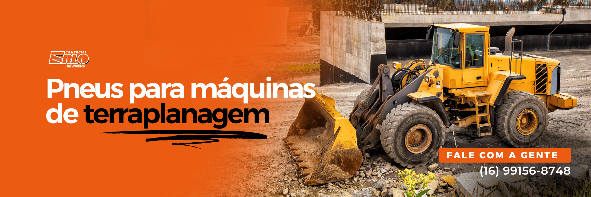 pneus para máquinas de terraplanagem